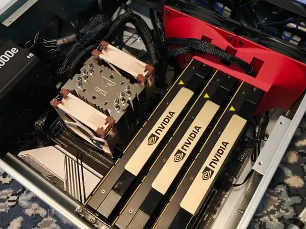 Custom Nvidia Multi-GPU Server Fan Shroud