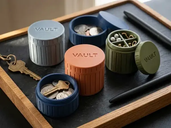 Custom Twist Pocket Vault Container