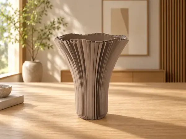 Chanterelle Lamella Vase – Mushroom Decor