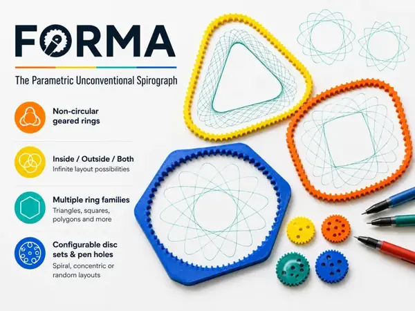 FORMA Custom Unconventional Spirograph