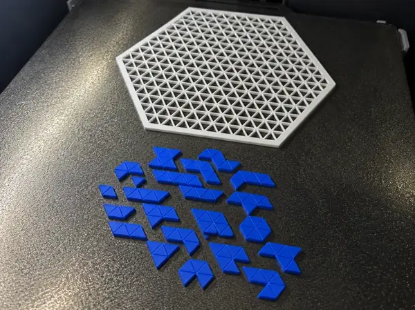 Custom Blokus Trigon Board & Pieces
