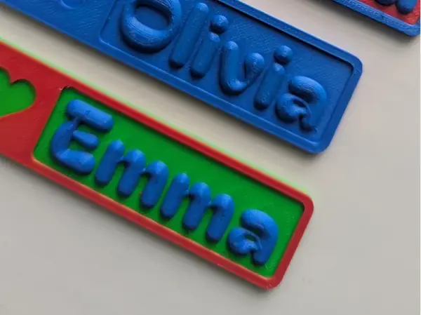 Custom Backpack Keychain Tag