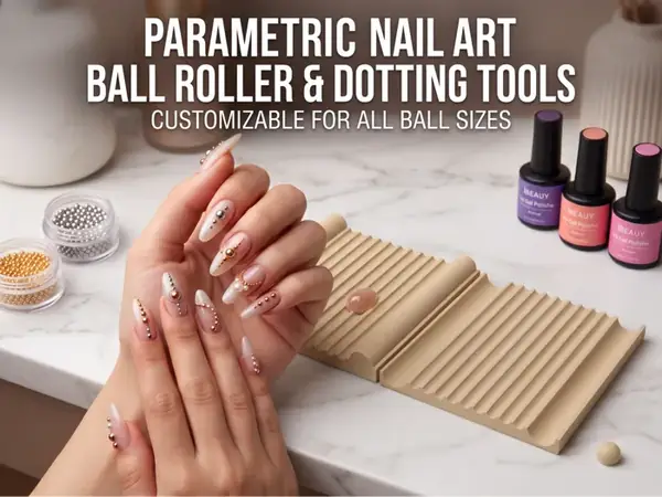 Custom Nail Art Ball Roller & Dotting Tool