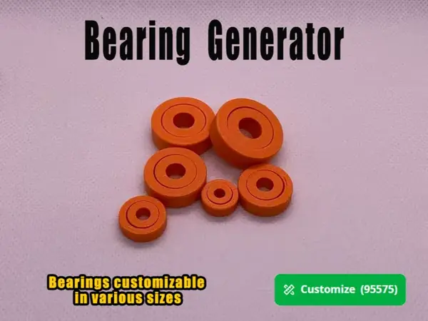 Custom Ball-less Bearing