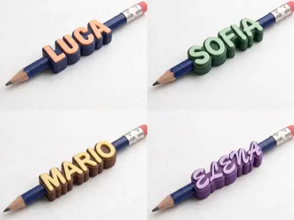 Custom Pencil Name Toppers