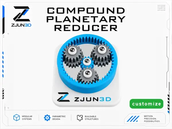 Custom Compound Planetary Gear System