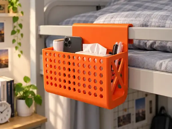 No-Assembly Dorm Bedside Hanging Basket