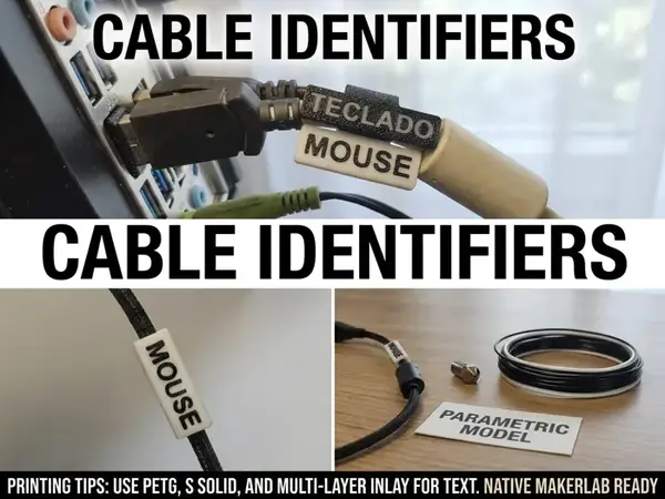 Custom Cable Tag & Clip