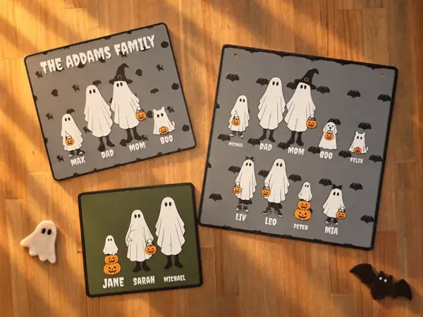 Custom Halloween Family Portrait