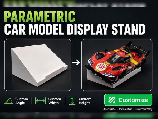Custom Car Model Display Stand