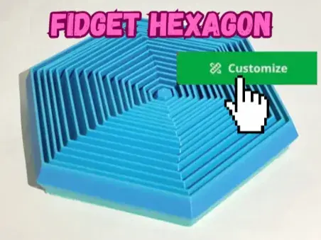 Custom Hexagon Twist Fidget