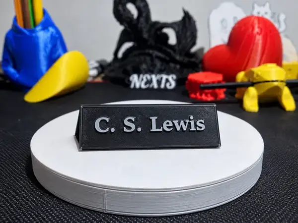 Custom NEXTS Desk Nameplate