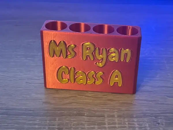 Custom Magnetic Whiteboard Marker Holder with Name