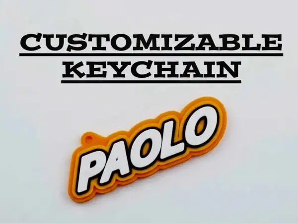 Custom Name Keychain
