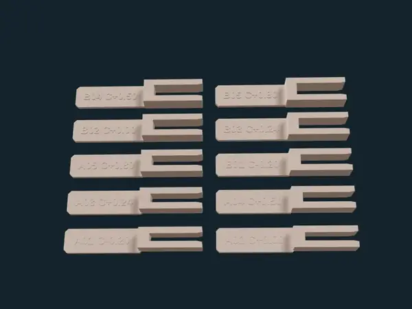 Custom Panel Edge Fit Test Sampler
