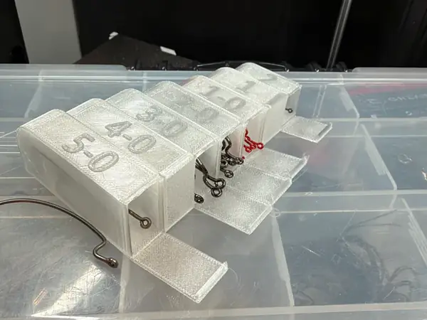 Compact EWG Worm Hook Tackle Box
