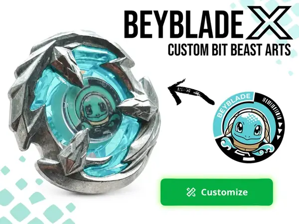 Custom Beyblade X Badge