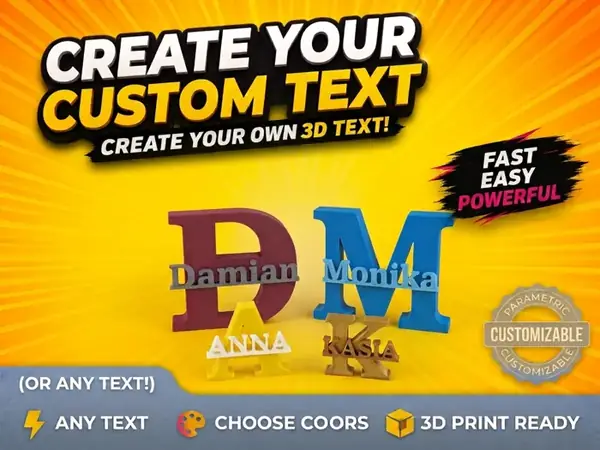 Custom Text Sign with Wall Mounts