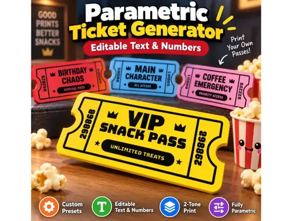 Custom Funny Ticket Pass Prank Sign