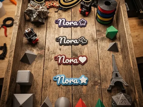 Custom Pacifico Font Keychain