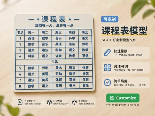 Custom Timetable