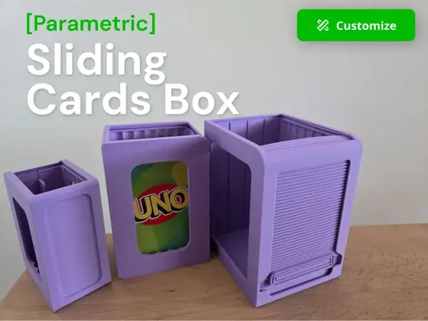 Custom Sliding Card Box