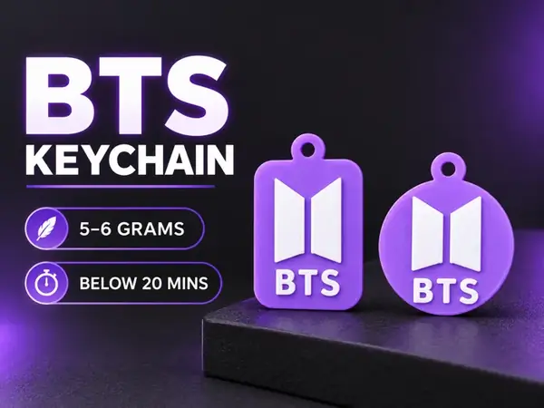 BTS Logo Keychain