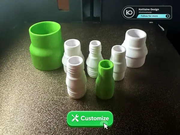 Custom Size Hose & Pipe Adapter