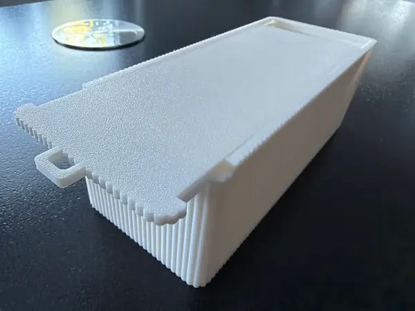 Custom Box with Sliding Lid – Size & Ribs