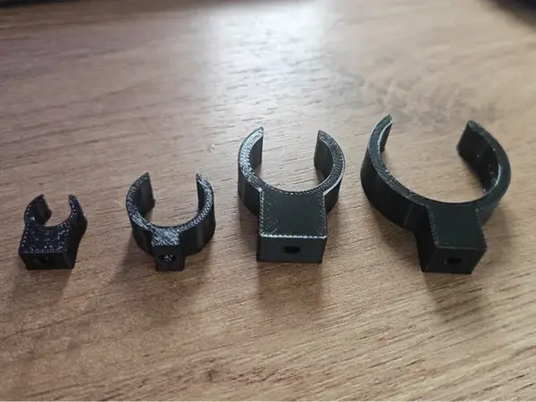 Custom Pipe & Cable Snap Clip – Any Size