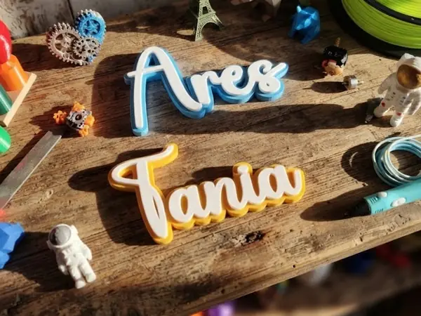 Custom Typography School Sign