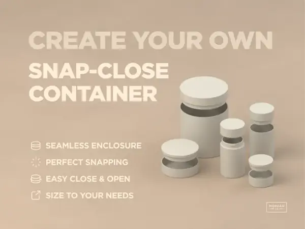 Custom Snap-Close Container