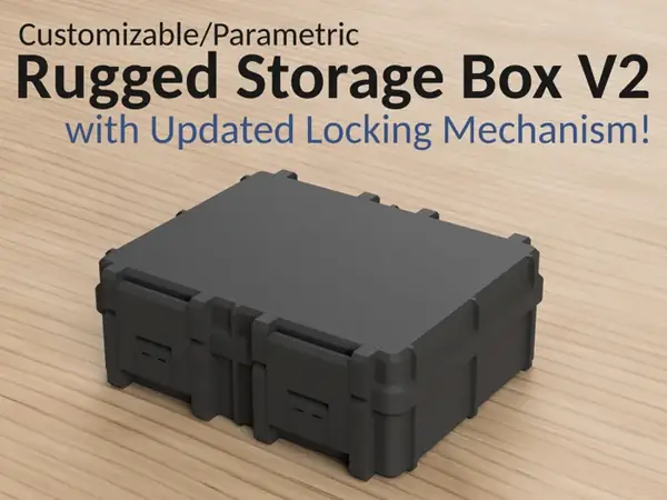 Custom Rugged Storage Box V2