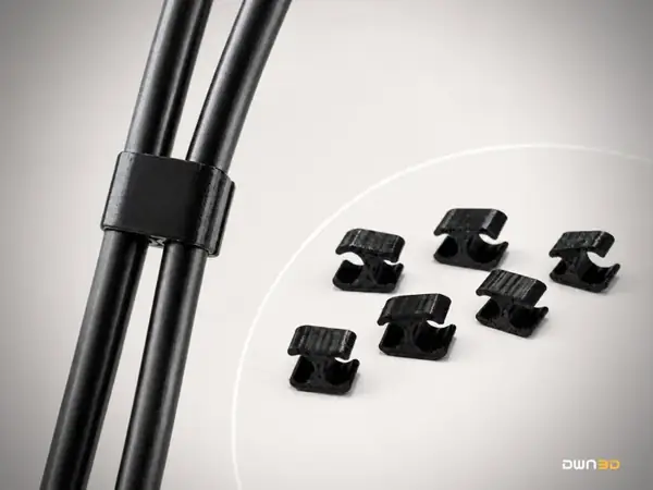 Custom Double Cable Clip