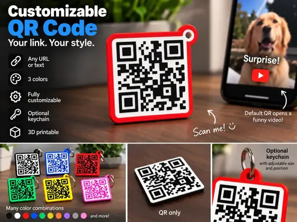 Custom QR Code Plate