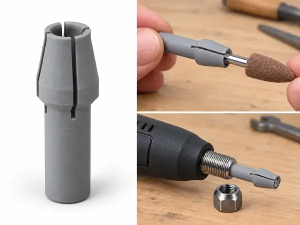 Rotary Tool Collet – Adjustable Shaft Size & Length