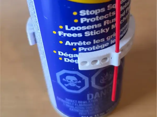 Lubricant Can Straw Tube Holder