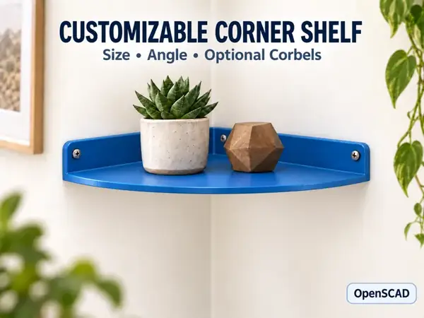 Simple Corner Shelf