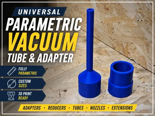 Custom Universal Vacuum Tube & Adapter