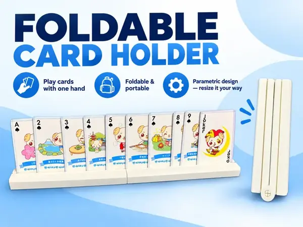DealSolo Foldable One-Handed Card Holder