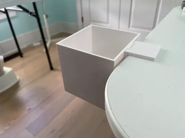 Desk-Mounted Basket