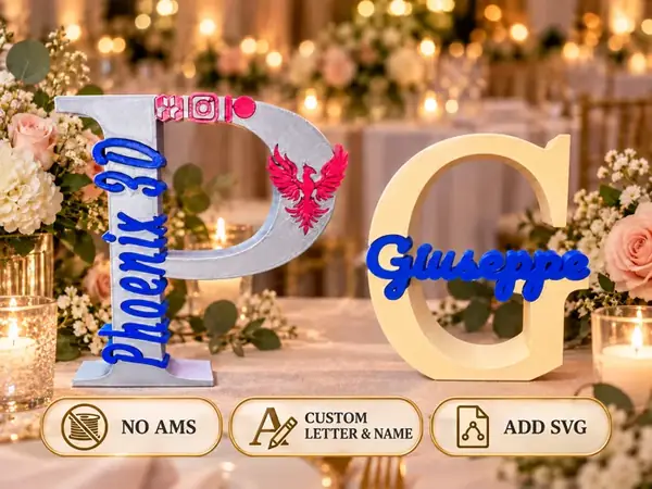 Design Your Own 3D Name Letter