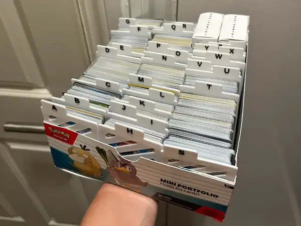A–Z Staggered Tab Vertical TCG Card Dividers