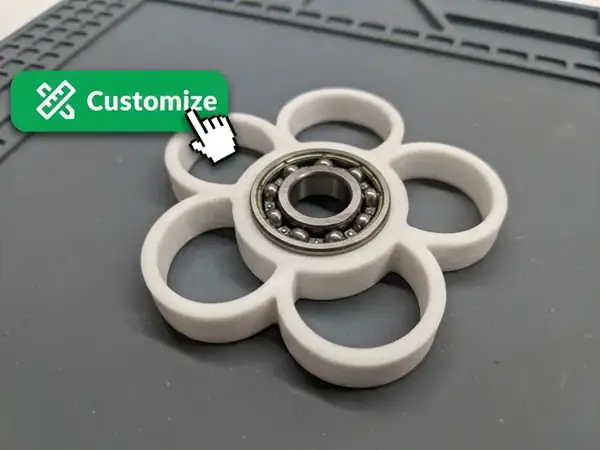 Custom Minimal Fidget Spinner