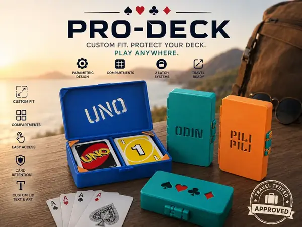 Playing Card Box – Custom Deck Size