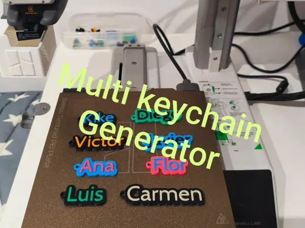 Custom Name Keychain V