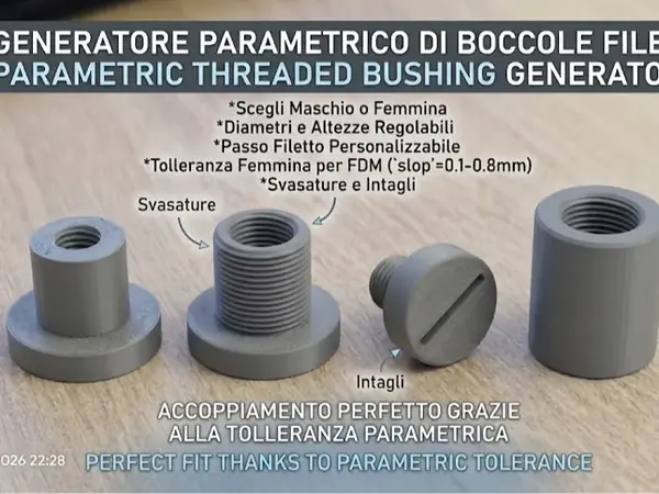 Custom Threaded Bushing (Male & Female)