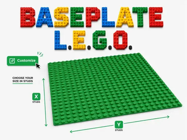 Custom LEGO-Compatible Baseplate