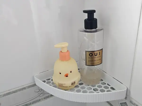 Custom Corner Shower Shelf