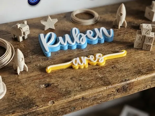 Custom Typography Family Sign